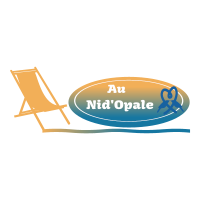 Logo gite couple avec spa au nid opale